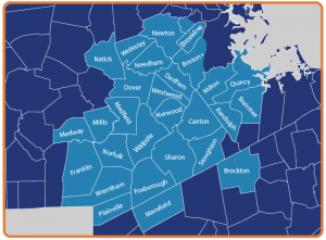 Prevett Service Area Map