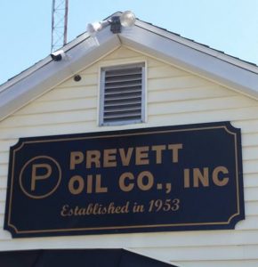 prevett oil sign 